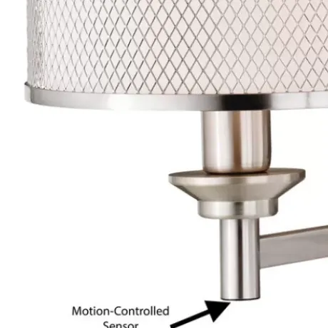 * Indoor Lighting|Outlet Patriot Lighting® Polk Satin Nickel 1 Light Wall Light