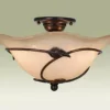 * Indoor Lighting|Outlet Patriot Lighting® Vine Oil Shale 2-Light Semi-Flush Mount Ceiling Light