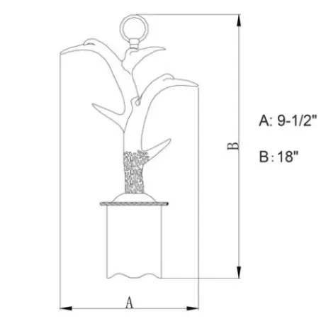 * Indoor Lighting|Outlet Patriot Lighting® Yoho Black Walnut Mini Pendant