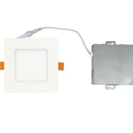 * Indoor Lighting|Promo Patriot Lighting® 4-3/4″ Led Ultra-Thin Square Recessed Downlight