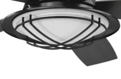 * Ceiling Fans|Promo Patriot Lighting™ 54″ Tess Matte Black Indoor/Outdoor Integrated Led Ceiling Fan