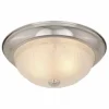 * Indoor Lighting|Promo Patriot Lighting® Cary Satin Nickel 2-Light Flush Mount Ceiling Light – 2 Pack