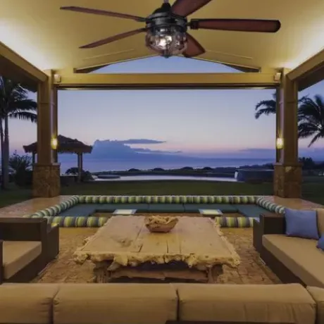 * Ceiling Fans|Promo Patriot Lighting™ Dalebrooke 54″ Black & Replica Wood Indoor/Outdoor Led Ceiling Fan