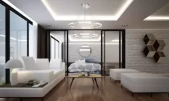 * Indoor Lighting|Promo Patriot Lighting® Fanton Chrome Integrated Led Pendant