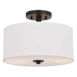 * Indoor Lighting|Promo Patriot Lighting® Fabian Bronze 2-Light Semi-Flush Mount Ceiling Light