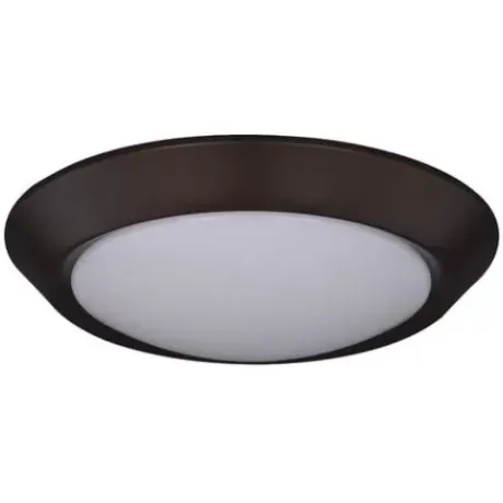 * Indoor Lighting|Promo Patriot Lighting® Fulton Bronze Integrated Led Flush Mount Ceiling Light 2-Pack