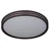 * Indoor Lighting|Promo Patriot Lighting® Ronald Bronze Integrated Led Flush Mount Ceiling Light
