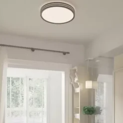 * Indoor Lighting|Promo Patriot Lighting® Ronald Bronze Integrated Led Flush Mount Ceiling Light