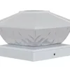 * Outdoor Lighting|Promo Patriot Lighting® Solar Integrated Led Lakota White Post Cap Landscape Light – 2-Pack