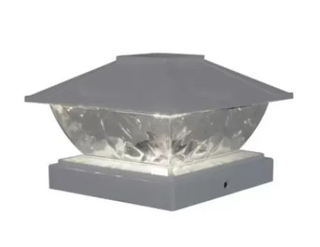 * Outdoor Lighting|Promo Patriot Lighting® Solar Integrated Led Lakota White Post Cap Landscape Light – 2-Pack