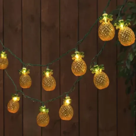 * Outdoor Lighting|Top 10 Patriot Lighting® 11′ 10 Light Pineapple String Light