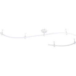 * Indoor Lighting|Top 10 Patriot Lighting® 9′ White Flexible Track Kit