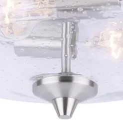 * Indoor Lighting|Top 10 Patriot Lighting® Caylon Brushed Nickel 2-Light Flush Mount Ceiling Light
