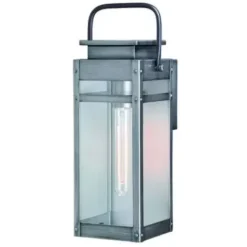 * Outdoor Lighting|Top 10 Patriot Lighting® Clermont Brushed Pewter And Textured Black Outdoor Wall Light