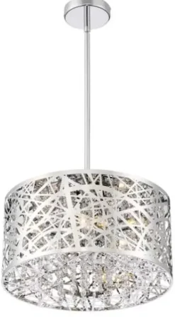 * Indoor Lighting|Top 10 Patriot Lighting® Elegant Home Braylen Chrome 6-Light Pendant