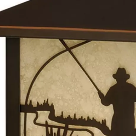 * Outdoor Lighting|Top 10 Patriot Lighting® Fly Fish Burnished Bronze Outdoor Wall Light