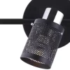 * Indoor Lighting|Top 10 Patriot Lighting® Orie Matte Black & Chrome 3-Light Flush Mount Ceiling Light