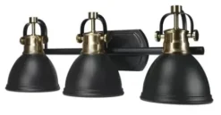 * Indoor Lighting|Top 10 Patriot Lighting® Ryann Matte Black 3-Light Vanity Light