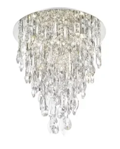 * Indoor Lighting|Top 10 Patriot Lighting® Shana Silver 4-Light Flush Mount Ceiling Light