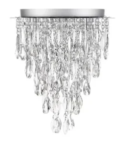 * Indoor Lighting|Top 10 Patriot Lighting® Shana Silver 4-Light Flush Mount Ceiling Light