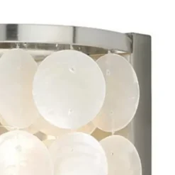 * Indoor Lighting|Top 10 Patriot Lighting® Shells Satin Nickel 1-Light Vanity Light