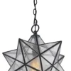 * Indoor Lighting|Top 10 Patriot Lighting® Star Black 1 Light Pendant