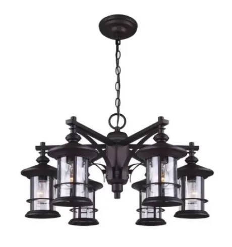 * Outdoor Lighting|Top 10 Patriot Lighting® Treehouse Oil-Rubbed Bronze Outdoor Chandelier