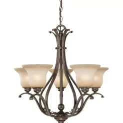 * Indoor Lighting|Wholesale Patriot Lighting® Monrovia Royal Bronze 5 Light Chandelier