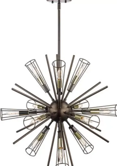 * Indoor Lighting|Wholesale Patriot Lighting® Sulien Bronze 12 Light Pendant Light
