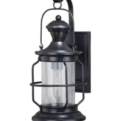 * Outdoor Lighting|Wholesale Patriot Lighting® Tinsley Black Outdoor Motion Sensor Security Wall Light