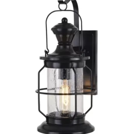 * Outdoor Lighting|Wholesale Patriot Lighting® Tinsley Black Outdoor Motion Sensor Security Wall Light