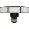 * Outdoor Lighting|Wholesale Patriot Lighting® Led Battery Powered Tri Head Motion Sensor Outdoor Security Flood Light