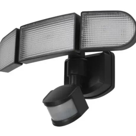* Outdoor Lighting|Wholesale Patriot Lighting® Led Battery Powered Tri Head Motion Sensor Outdoor Security Flood Light