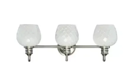 * Indoor Lighting|Wholesale Patriot Lighting® Mannix Brushed Nickel 3-Light Vanity Light