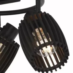 * Indoor Lighting|Wholesale Patriot Lighting® Bernard Matte Black 3-Light Track Light