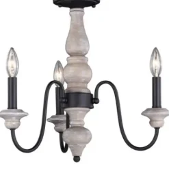 * Indoor Lighting|Wholesale Patriot Lighting® Georgetown Oil Burnished Bronze Semi-Flush Mount Ceiling Light