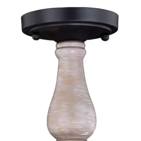 * Indoor Lighting|Wholesale Patriot Lighting® Georgetown Oil Burnished Bronze Semi-Flush Mount Ceiling Light