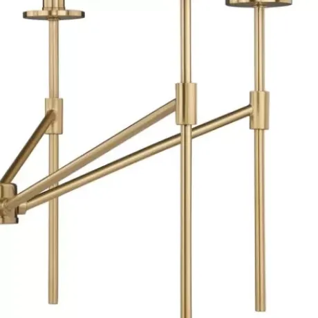 * Indoor Lighting|Wholesale Patriot Lighting® Kedzie Natural Brass 6 Light Chandelier