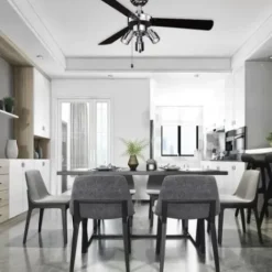 * Ceiling Fans|Wholesale Patriot Lighting™ Jette Iii 42″ Chrome Indoor Led Ceiling Fan