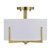 * Indoor Lighting|Wholesale Patriot Lighting® Citrine Gold 2-Light Semi-Flush Mount Ceiling Light