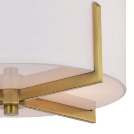 * Indoor Lighting|Wholesale Patriot Lighting® Citrine Gold 2-Light Semi-Flush Mount Ceiling Light
