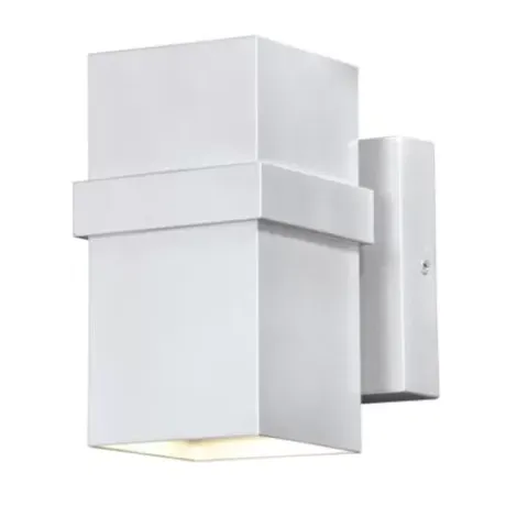 * Outdoor Lighting|Wholesale Patriot Lighting® Architecture Painted Satin Nickel Integrated Led Outdoor Wall Light