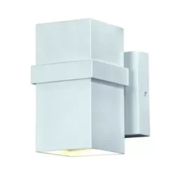 * Outdoor Lighting|Wholesale Patriot Lighting® Architecture Painted Satin Nickel Integrated Led Outdoor Wall Light