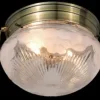 * Indoor Lighting|Wholesale Patriot Lighting® Flora Antique Brass 2-Light Flush Mount Ceiling Light