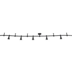 * Indoor Lighting|Wholesale Patriot Lighting® Navan 5-Light Integrated Flexible Rail Led Track Light Set