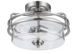 * Indoor Lighting|Wholesale Patriot Lighting® Joska Brushed Nickel 2-Light Semi-Flush Mount Ceiling Light
